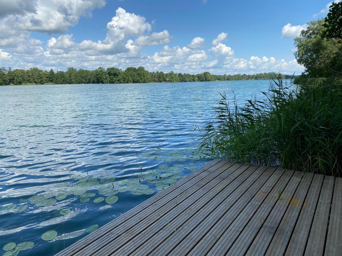 Miedzy Wodami - Domki Na Mazurach Mikołajki Esterno foto