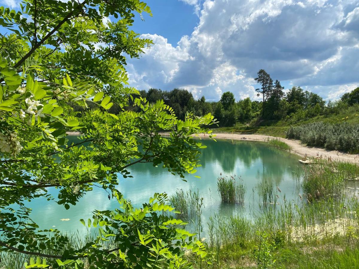 Miedzy Wodami - Domki Na Mazurach Mikołajki Esterno foto